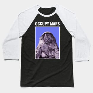 Kitty Occupy Mars Baseball T-Shirt